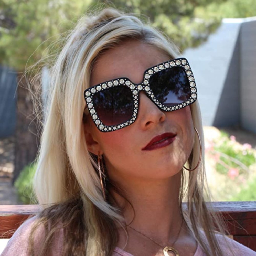 Square Frame Bling Rhinestone Crystal - Picture 4 of 4